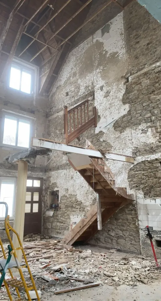 Démolition interieur maison